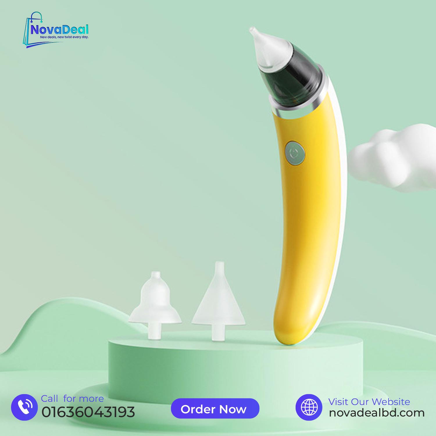 Baby Electric Nasal Aspirator Baby Nasal Mucus Nasal Excrement Cleaner Newborn Household